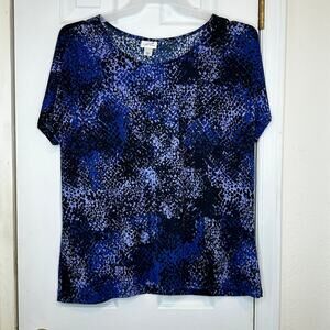 Jaclyn Smith Collection Wrinkle resistant Muli-color blouse Size  XXL